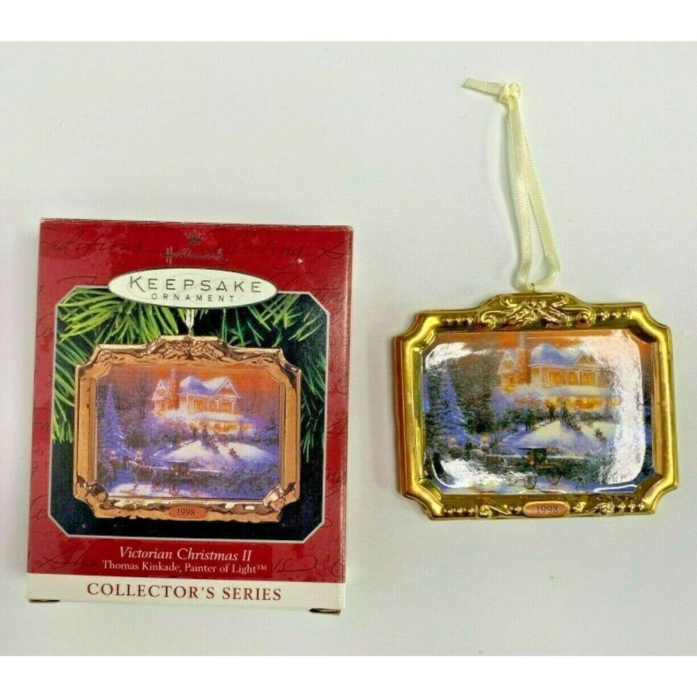 1998 Hallmark Victorian Christmas II‎ Thomas Kinkade Ornament U20